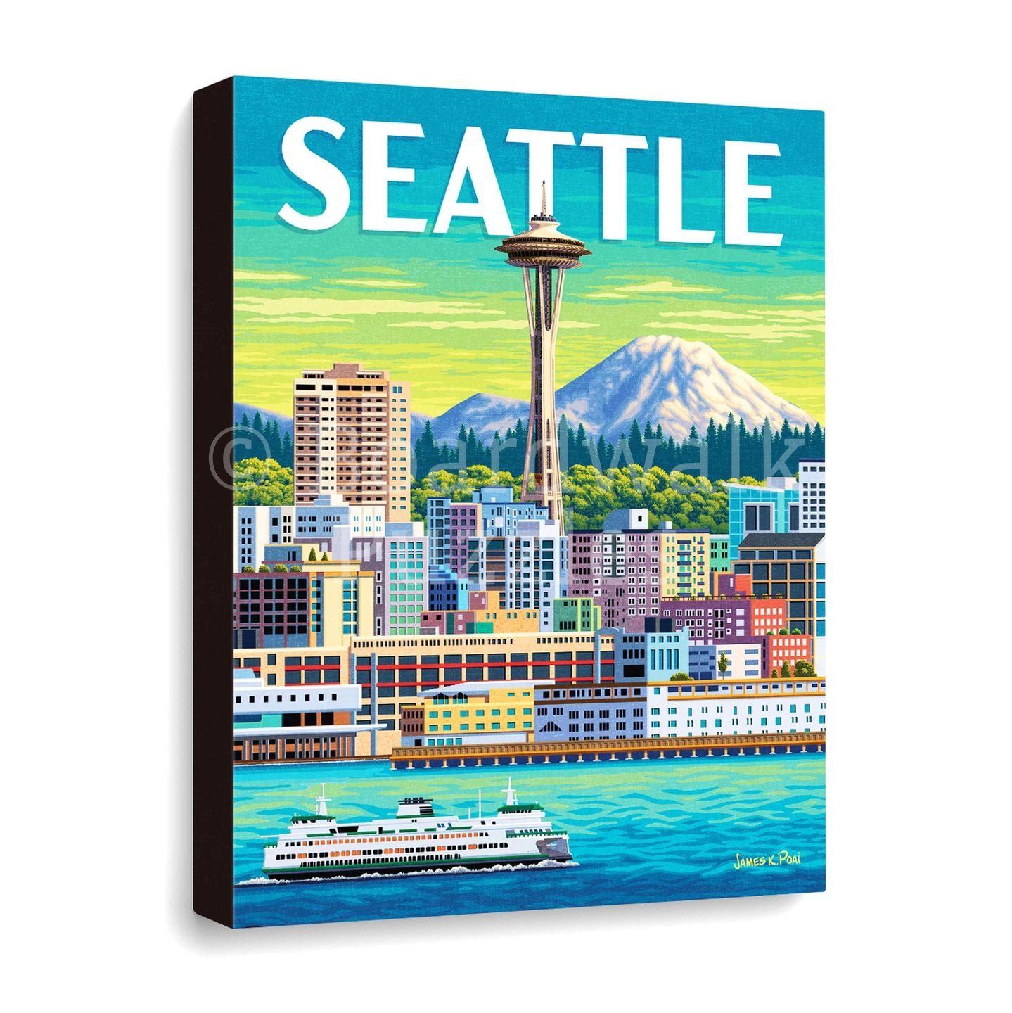 Seattle - Boardwalk Fine Art