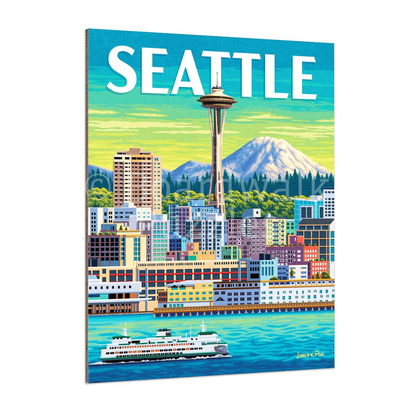 Seattle - Boardwalk Fine Art