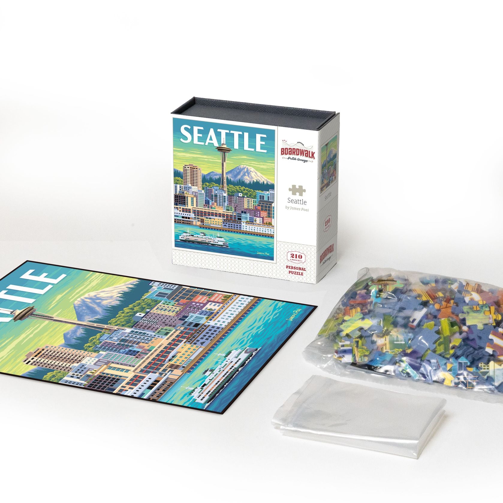 Seattle | 210 Piece Personal Puzzle