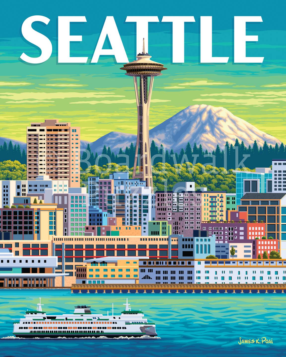 Seattle | 210 Piece Personal Puzzle