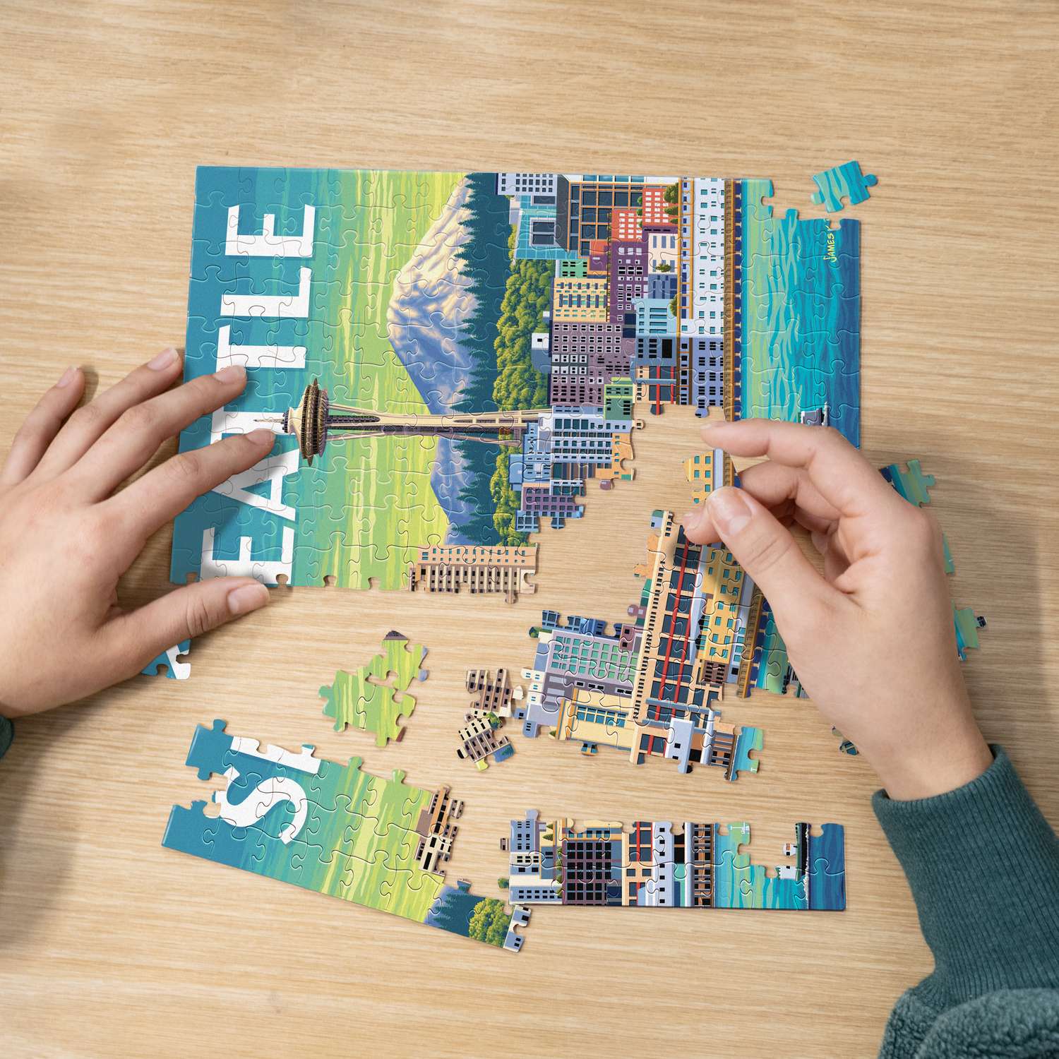 Seattle | 210 Piece Personal Puzzle