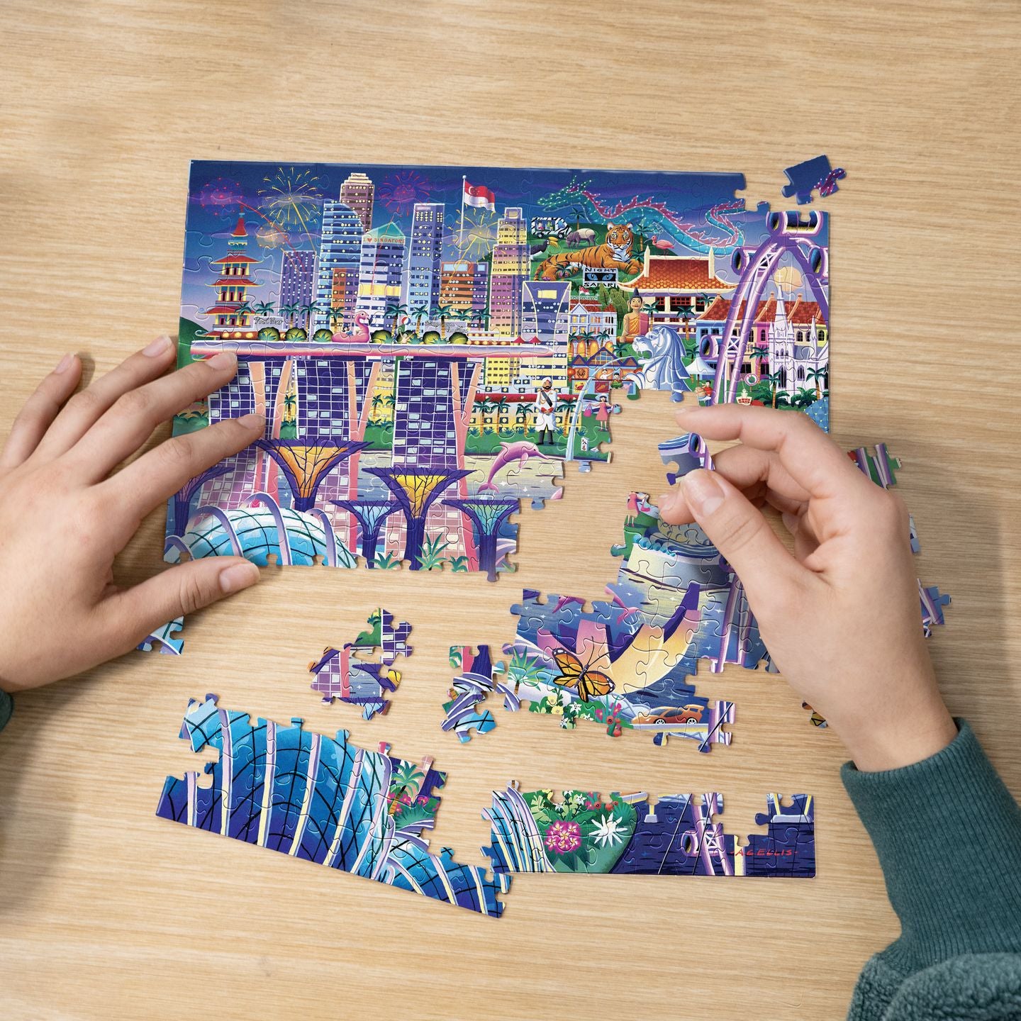 Singapore | 210 Piece Personal Puzzle