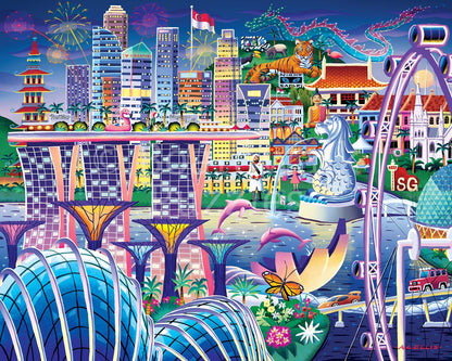 Singapore | 210 Piece Personal Puzzle