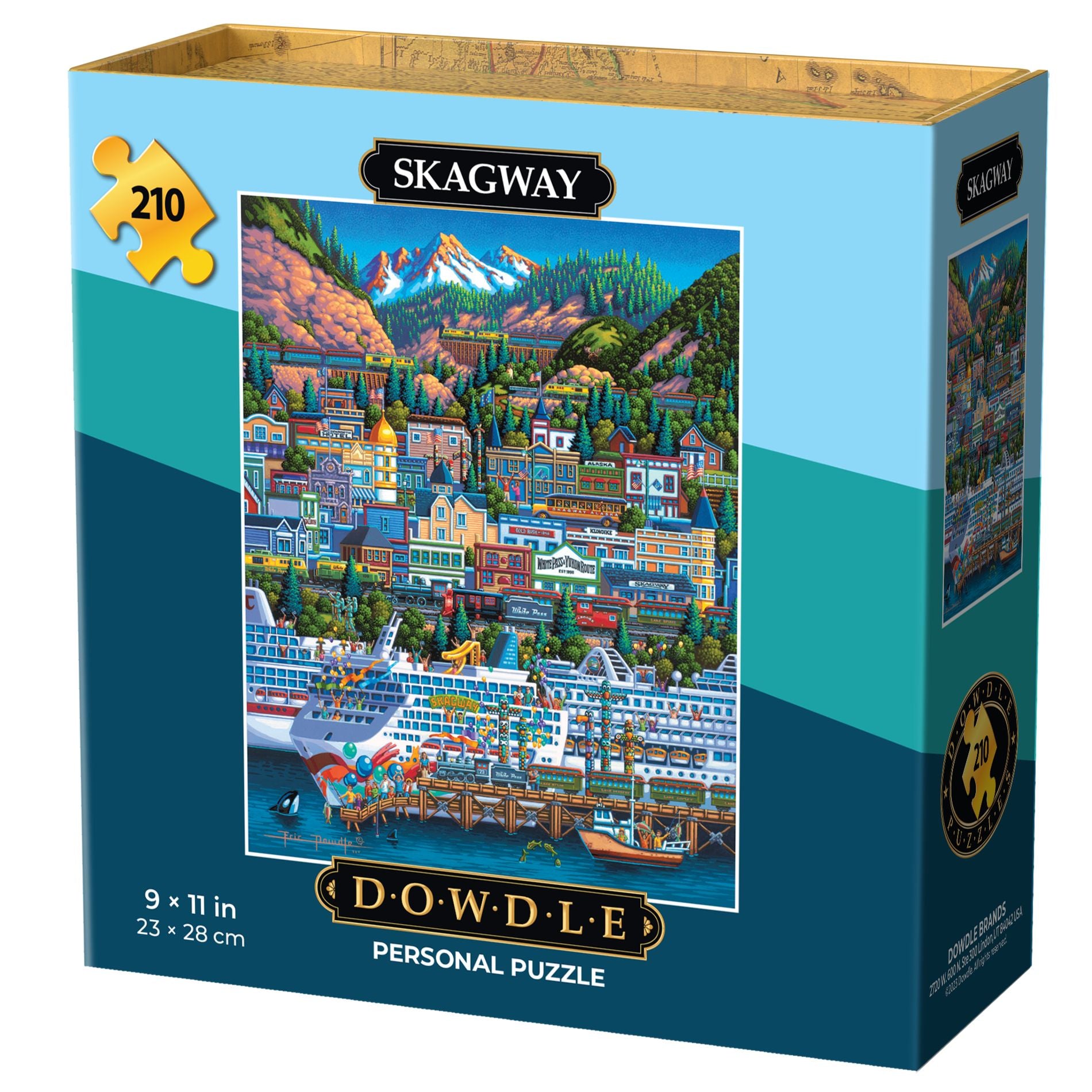 Skagway - Personal Puzzle - 210 Piece – Dowdle Folk Art