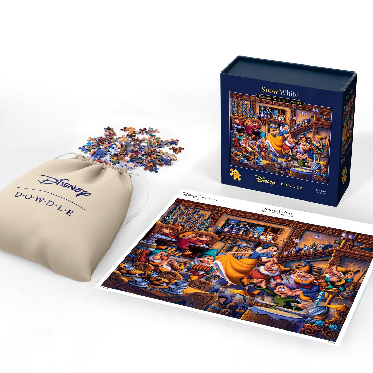 Snow White Dancing with the Dwarfs - 500 Piece