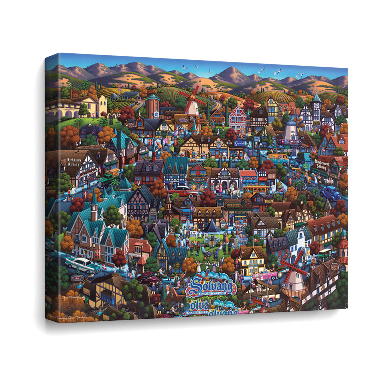 Solvang Danish Village - Fine Art | Dowdle Folk Art