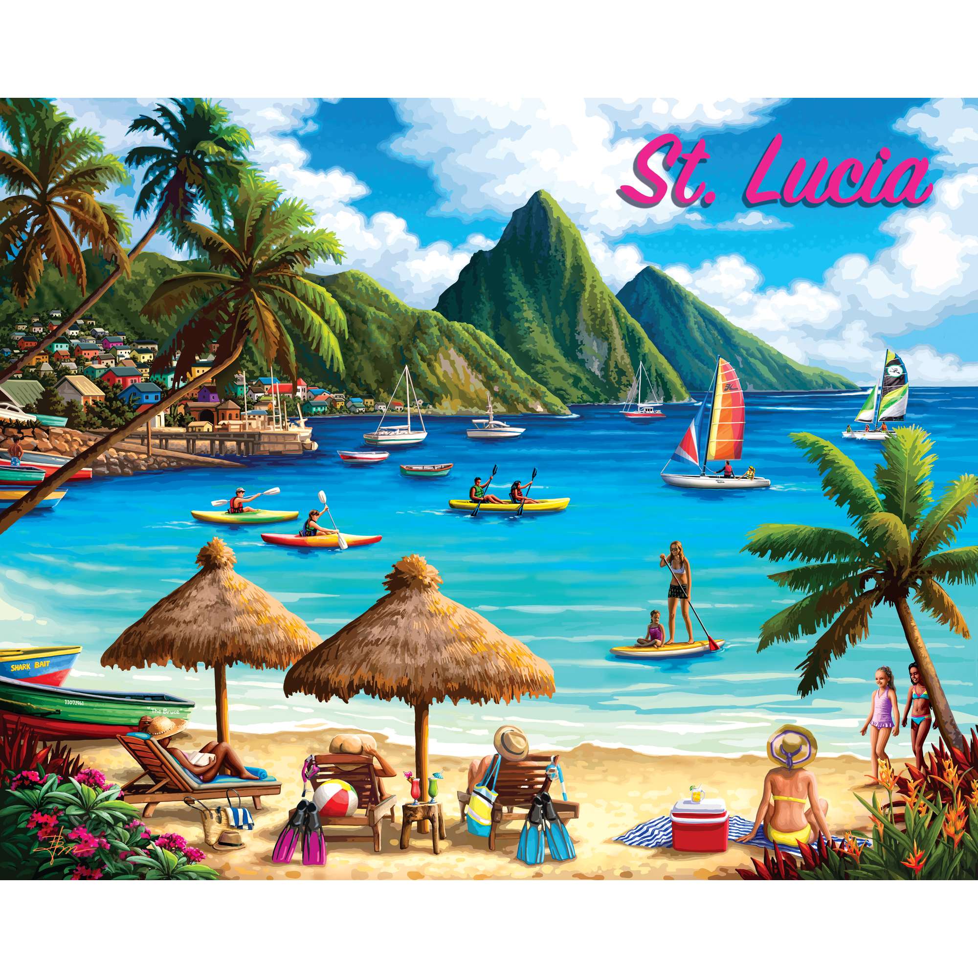 St. Lucia | 500 Piece
