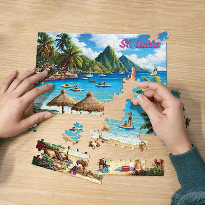 St. Lucia | 210 Piece Personal Puzzle