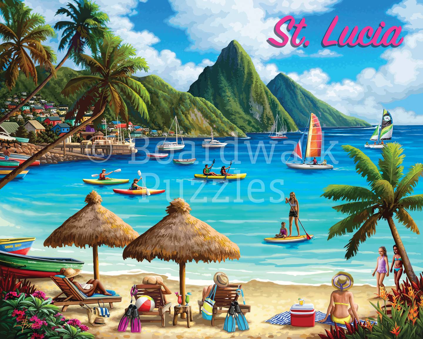 St. Lucia | 210 Piece Personal Puzzle
