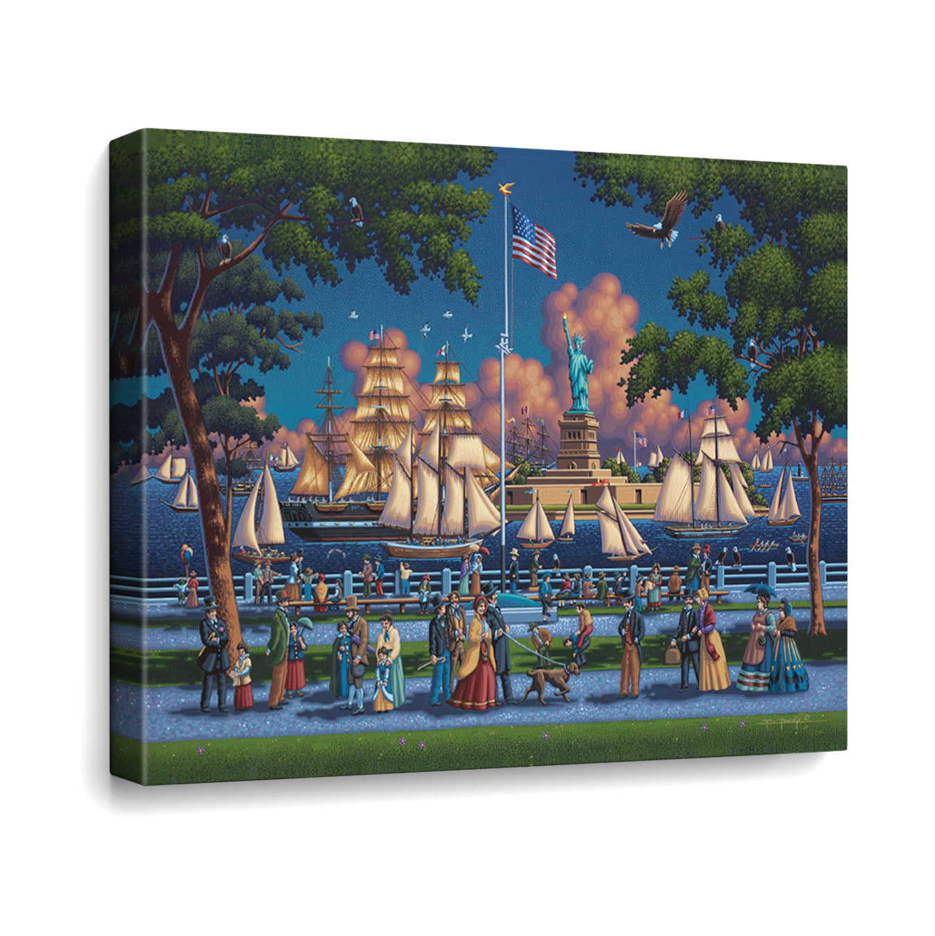 Lady Liberty Fine Art Prints | Boardwalk Puzzle Company