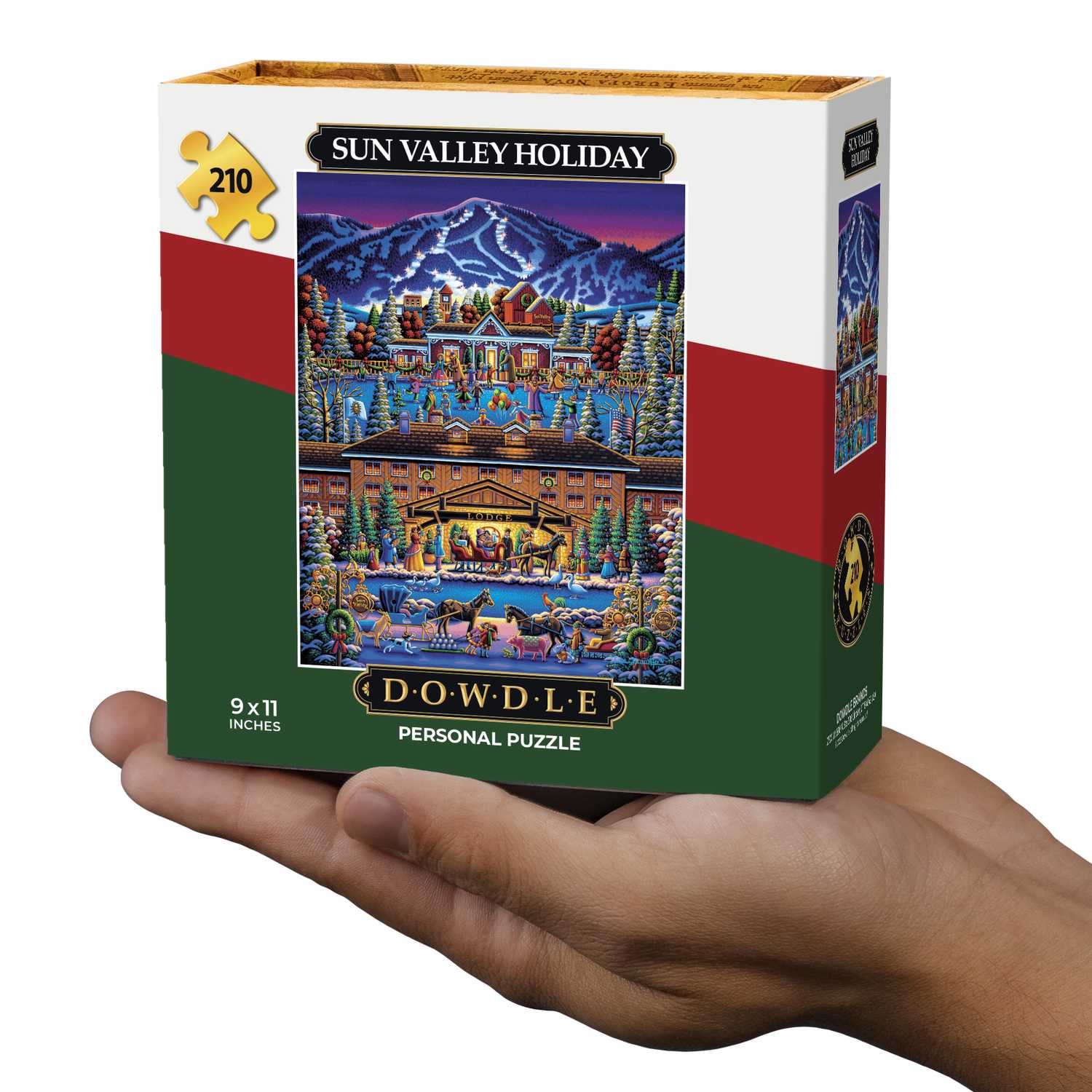 Sun Valley Holiday | 210 Piece Personal Puzzle