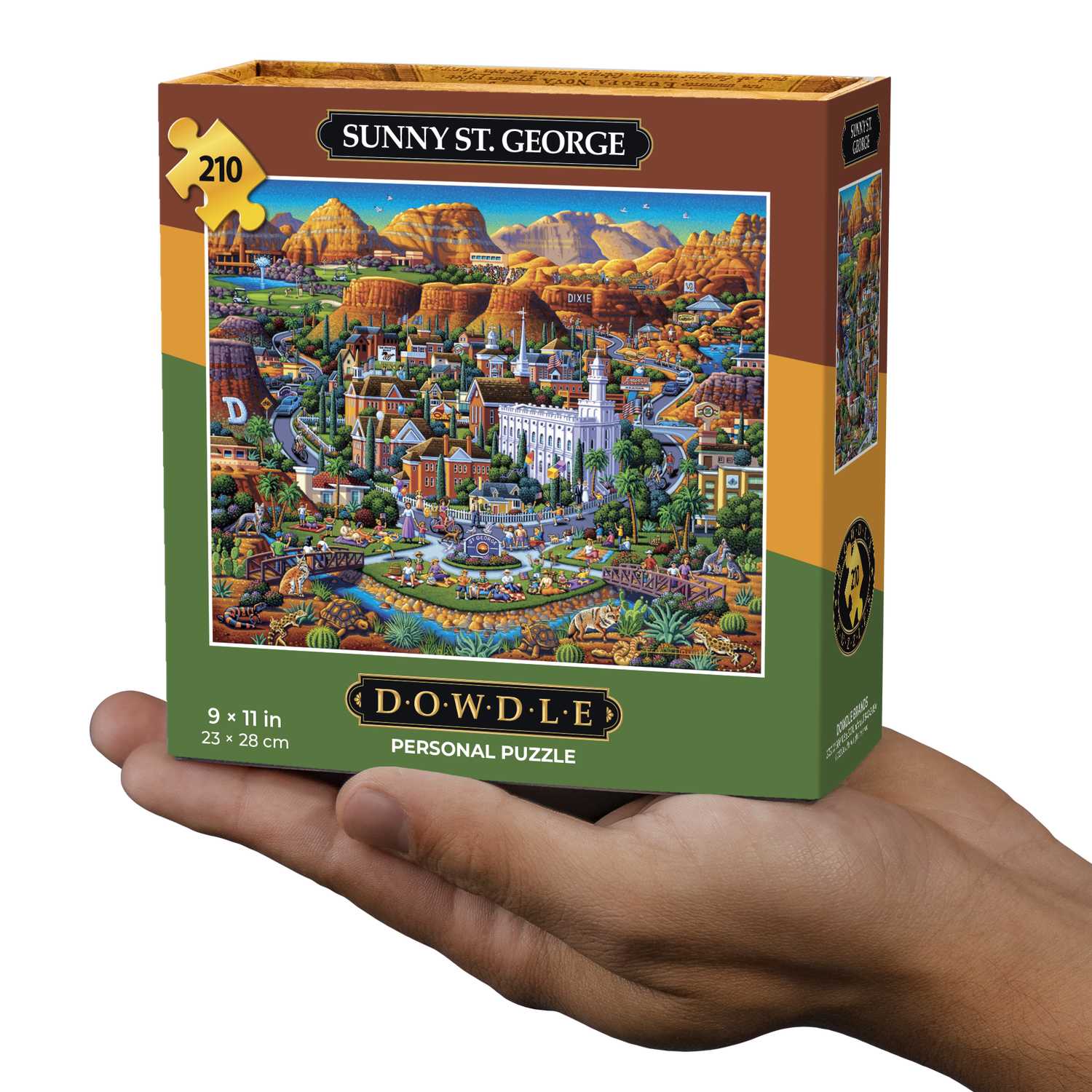 Sunny St. George | 210 Piece Personal Puzzle