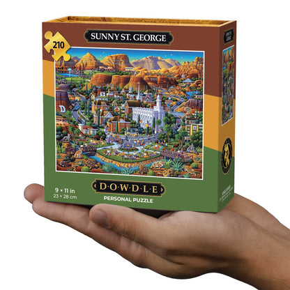Sunny St. George | 210 Piece Personal Puzzle