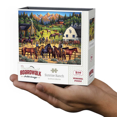 Sunrise Ranch | 210 Piece Personal Puzzle
