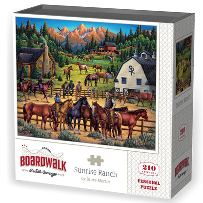 Sunrise Ranch | 210 Piece Personal Puzzle
