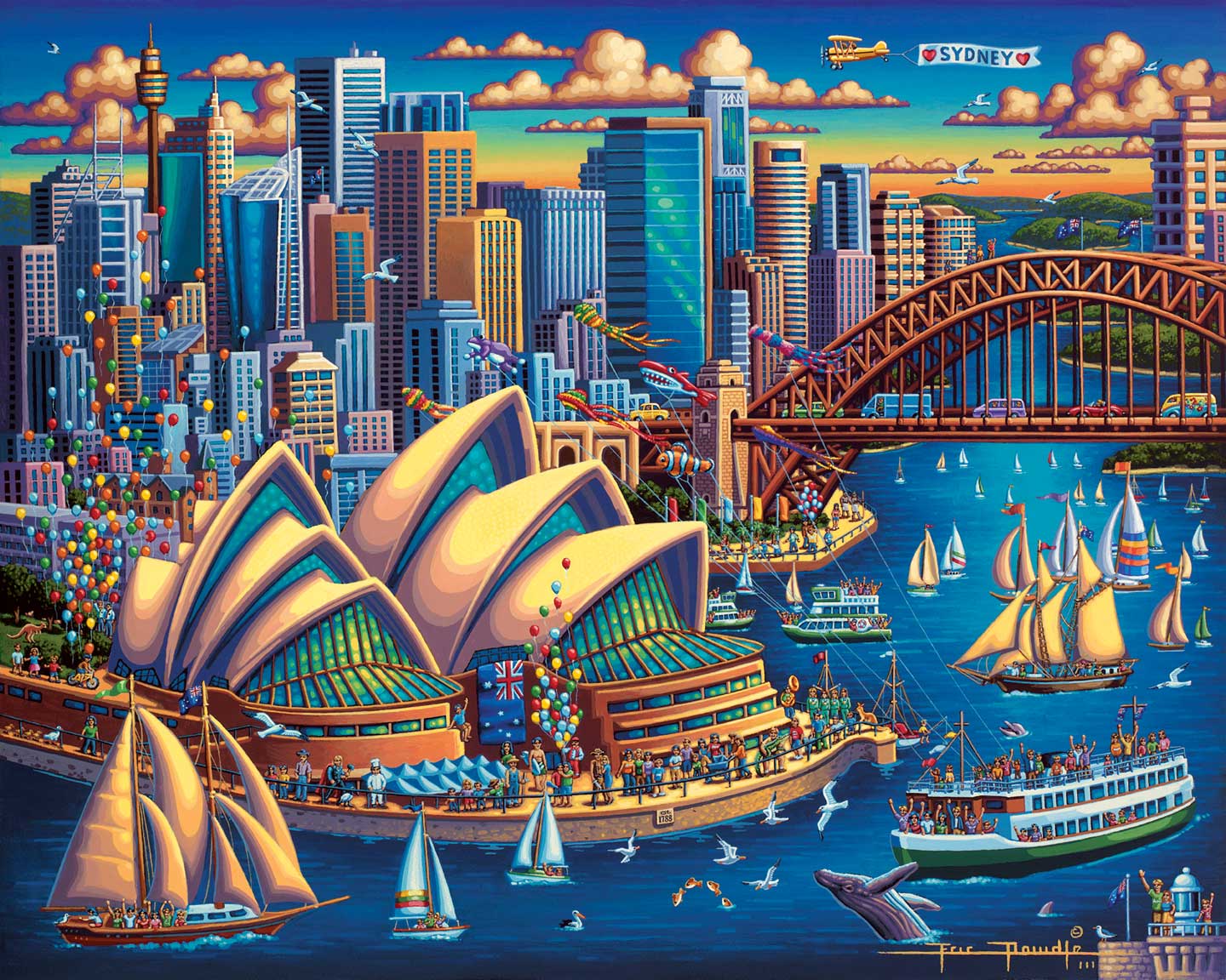 Sydney Opera House - Fine Art | Dowdle Folk Art