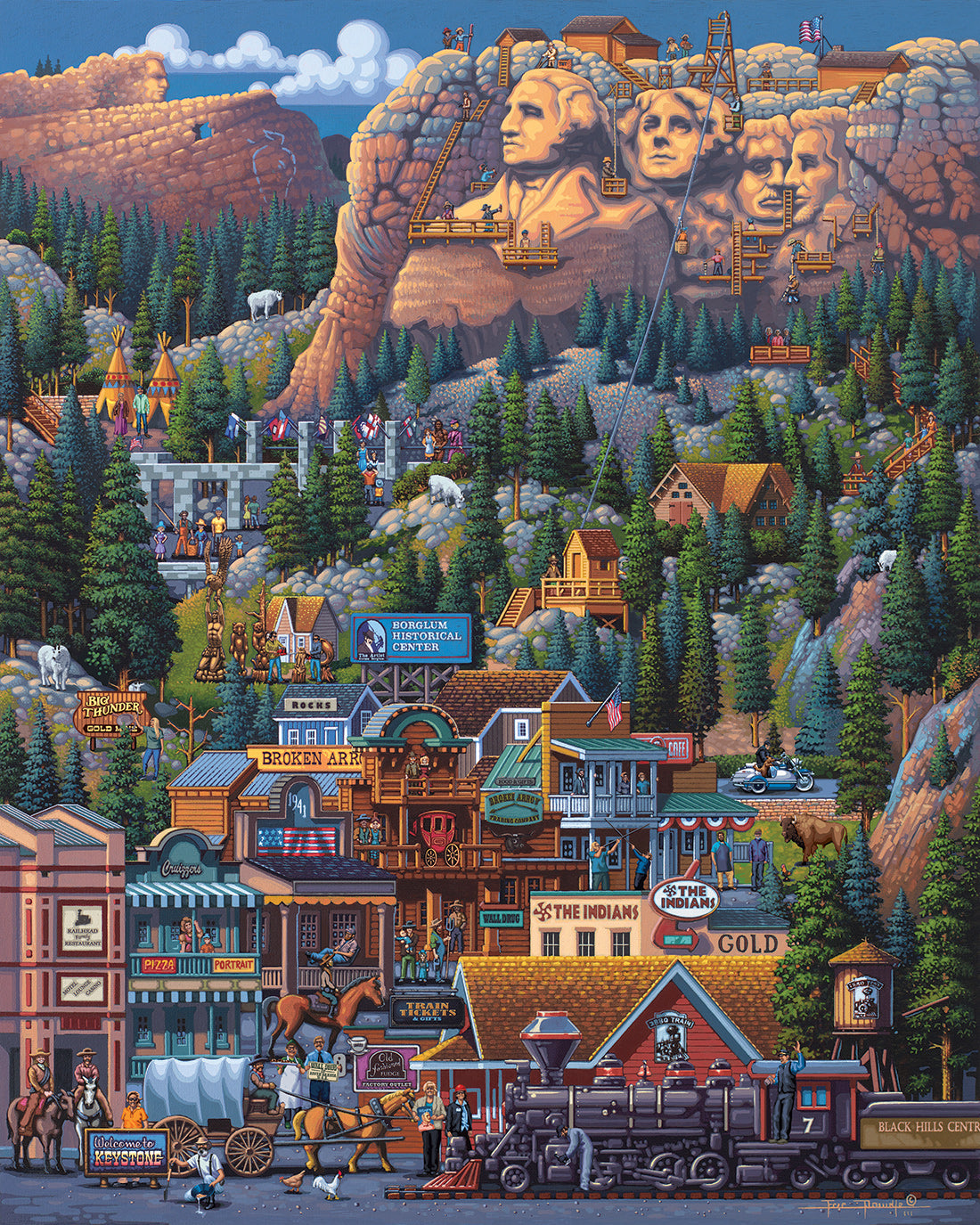 The Black Hills - Fine Art | Dowdle Folk Art