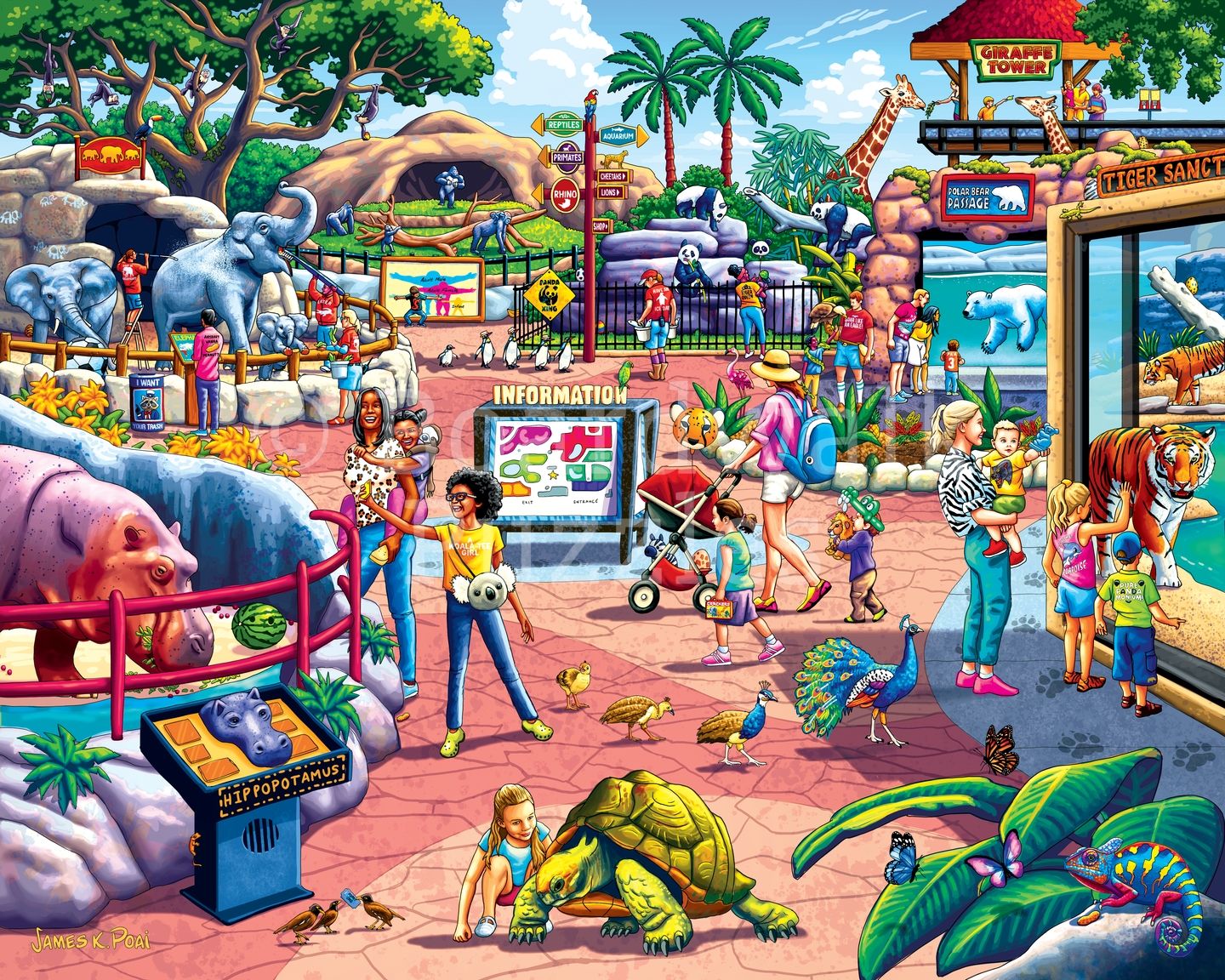 The Zoo | 210 Piece Personal Puzzle