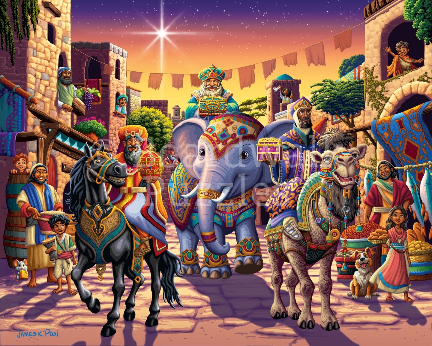 Three Wise Men | 210 Piece Personal Puzzle