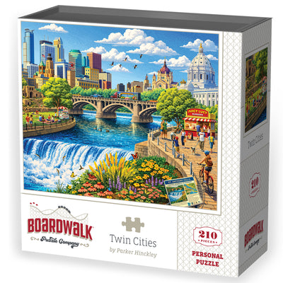 Twin Cities | 210 Piece Personal Puzzle