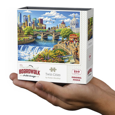 Twin Cities | 210 Piece Personal Puzzle