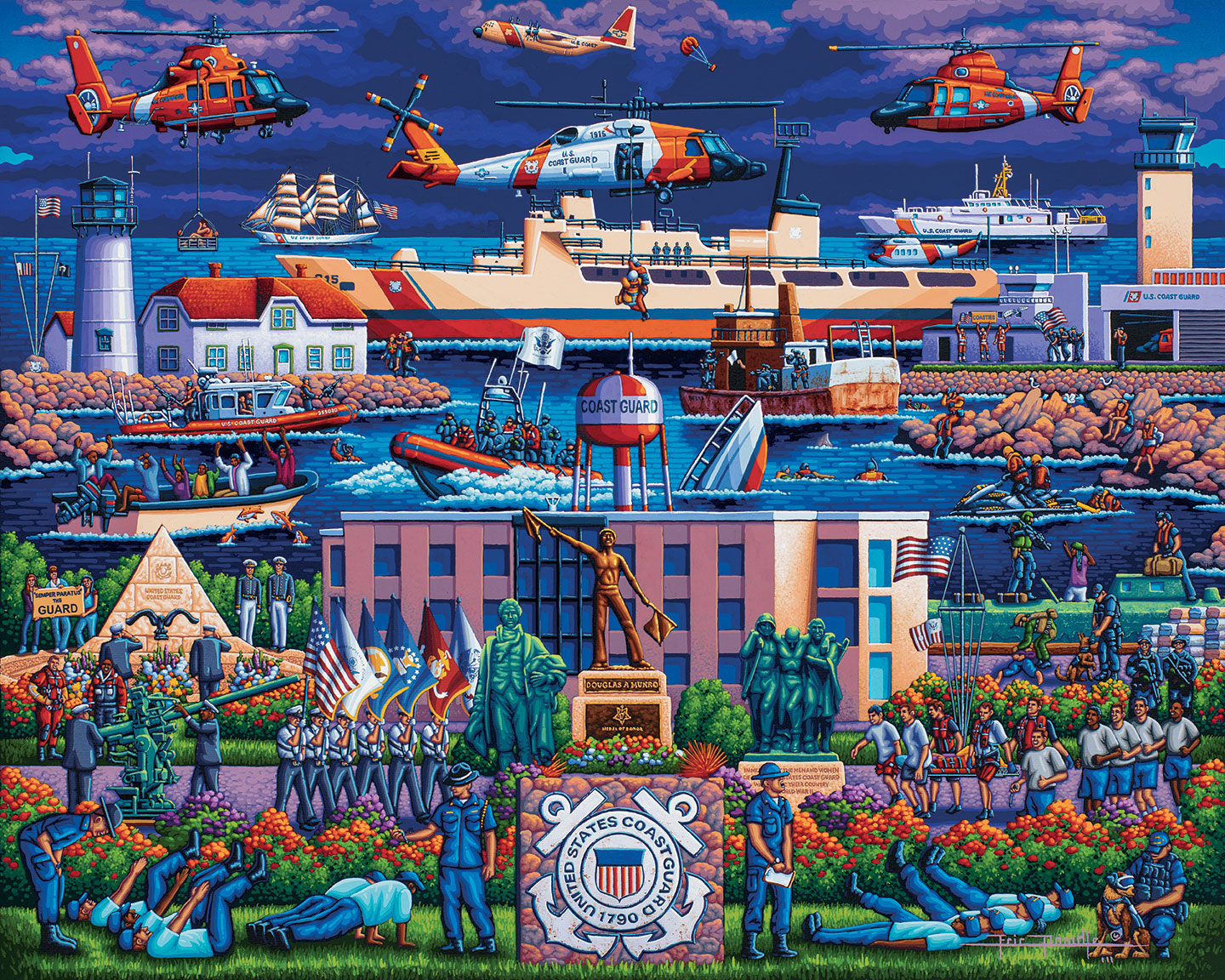 U.S. Coast Guard - Fine Art | Dowdle Folk Art