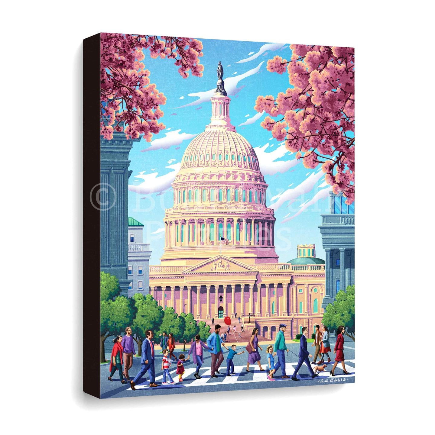 U.S. Capitol - Boardwalk Fine Art