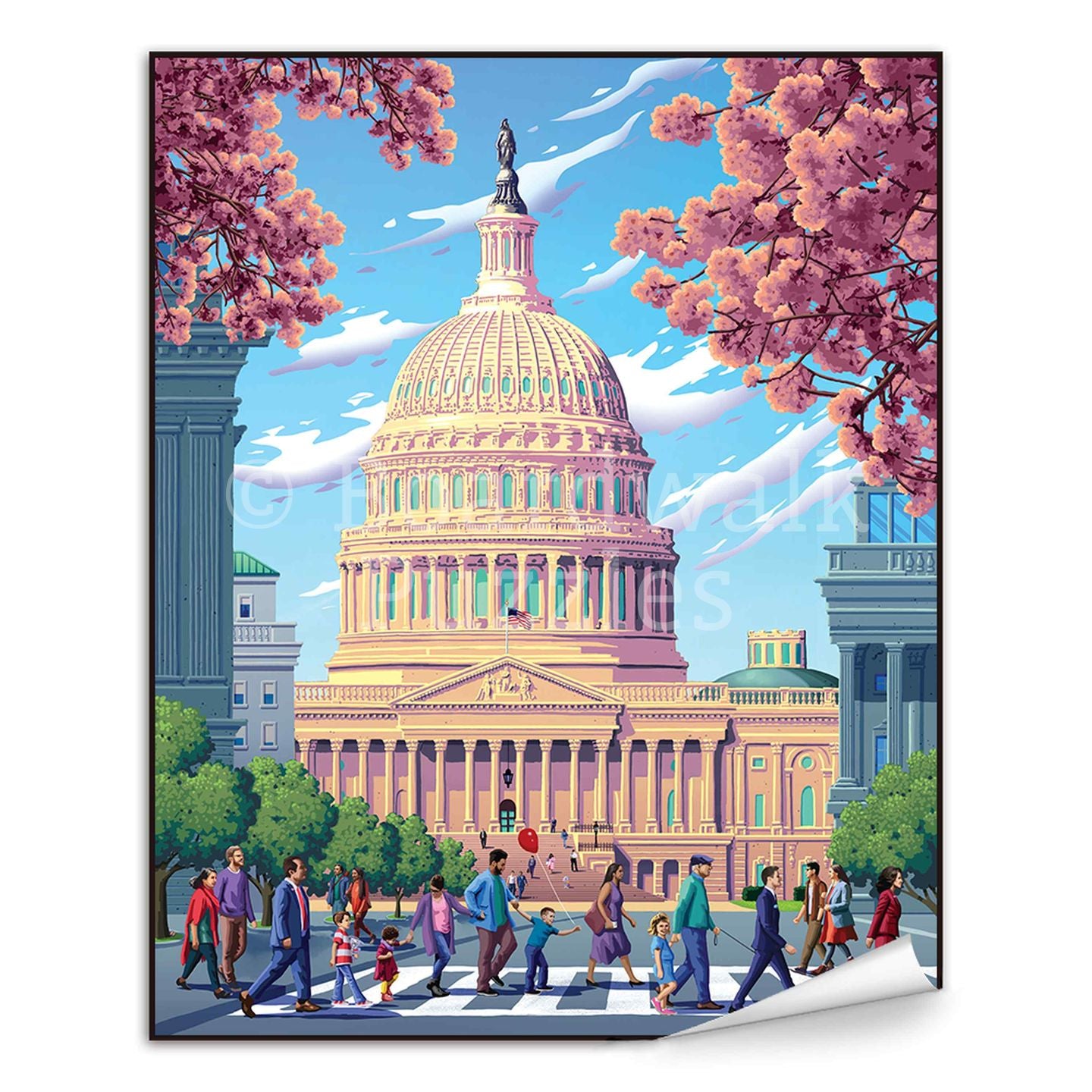 U.S. Capitol Fine Art Prints | Boardwalk Puzzle Company – Dowdle Folk Art