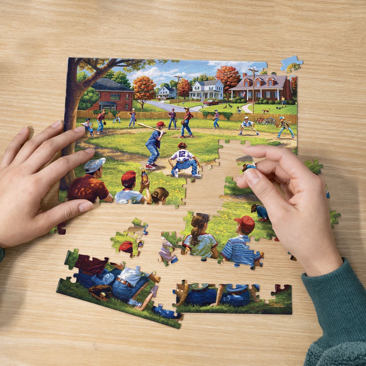 Up at Bat | 210 Piece Personal Puzzle
