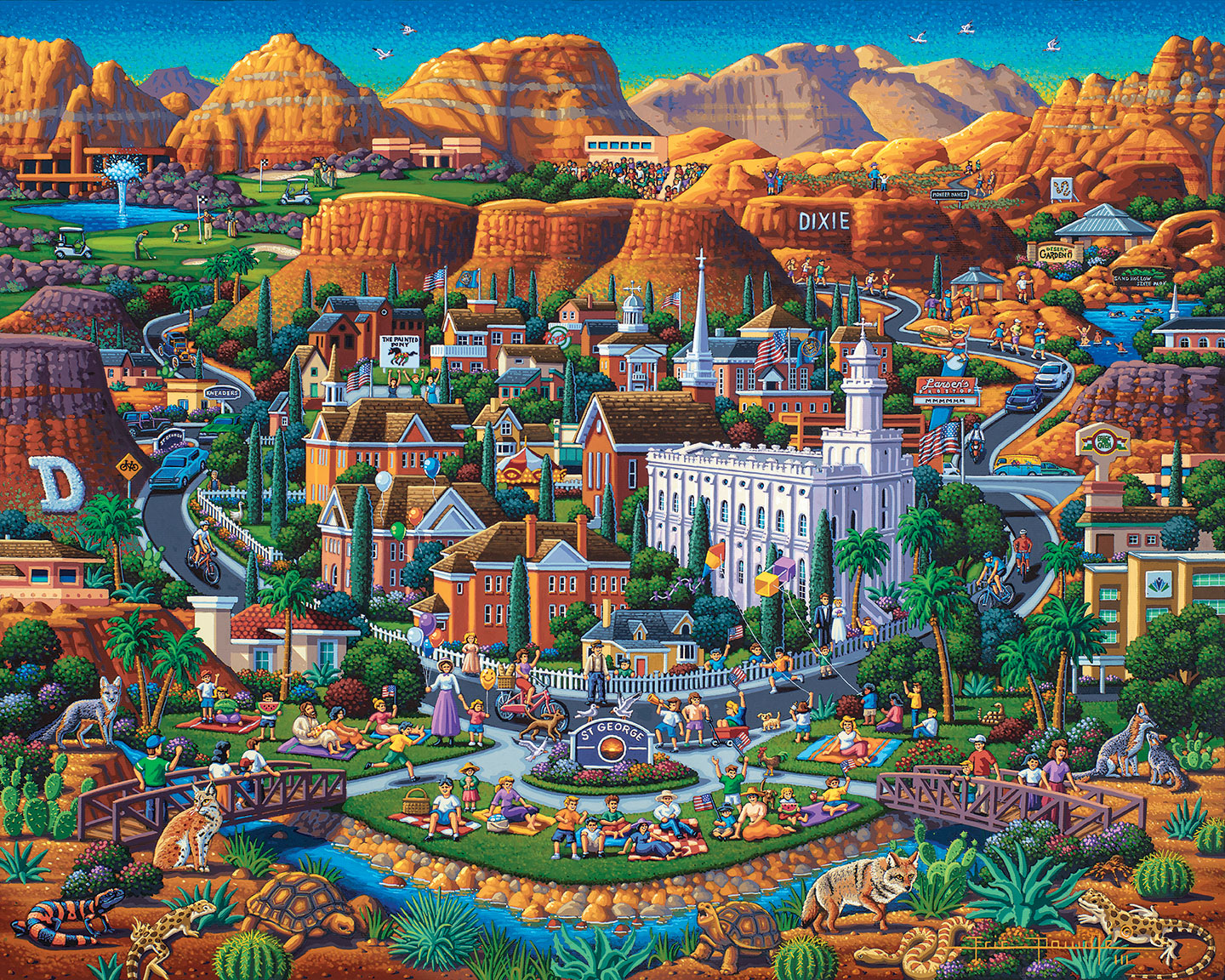 Sunny St. George | 500 Piece Dowdle Jigsaw Puzzle