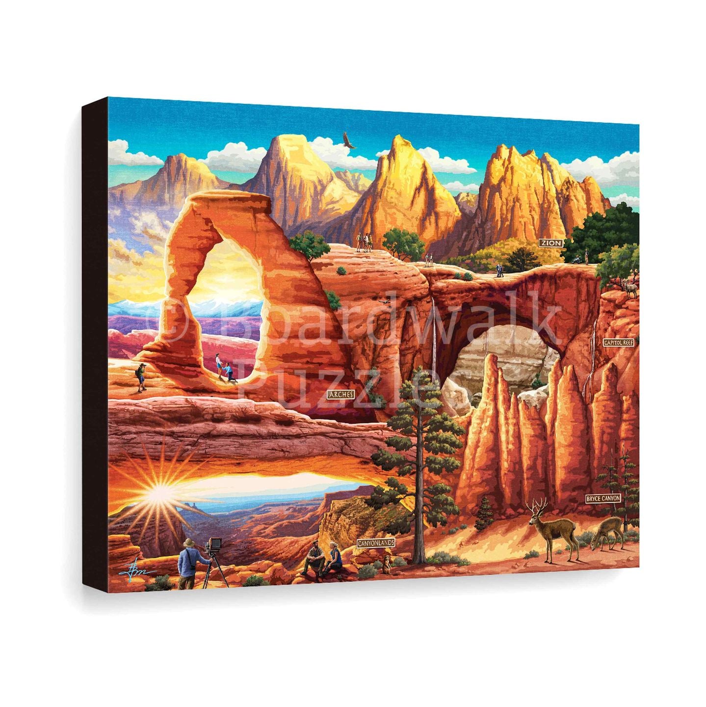 Utah's 5 National Parks - Boardwalk Fine Art