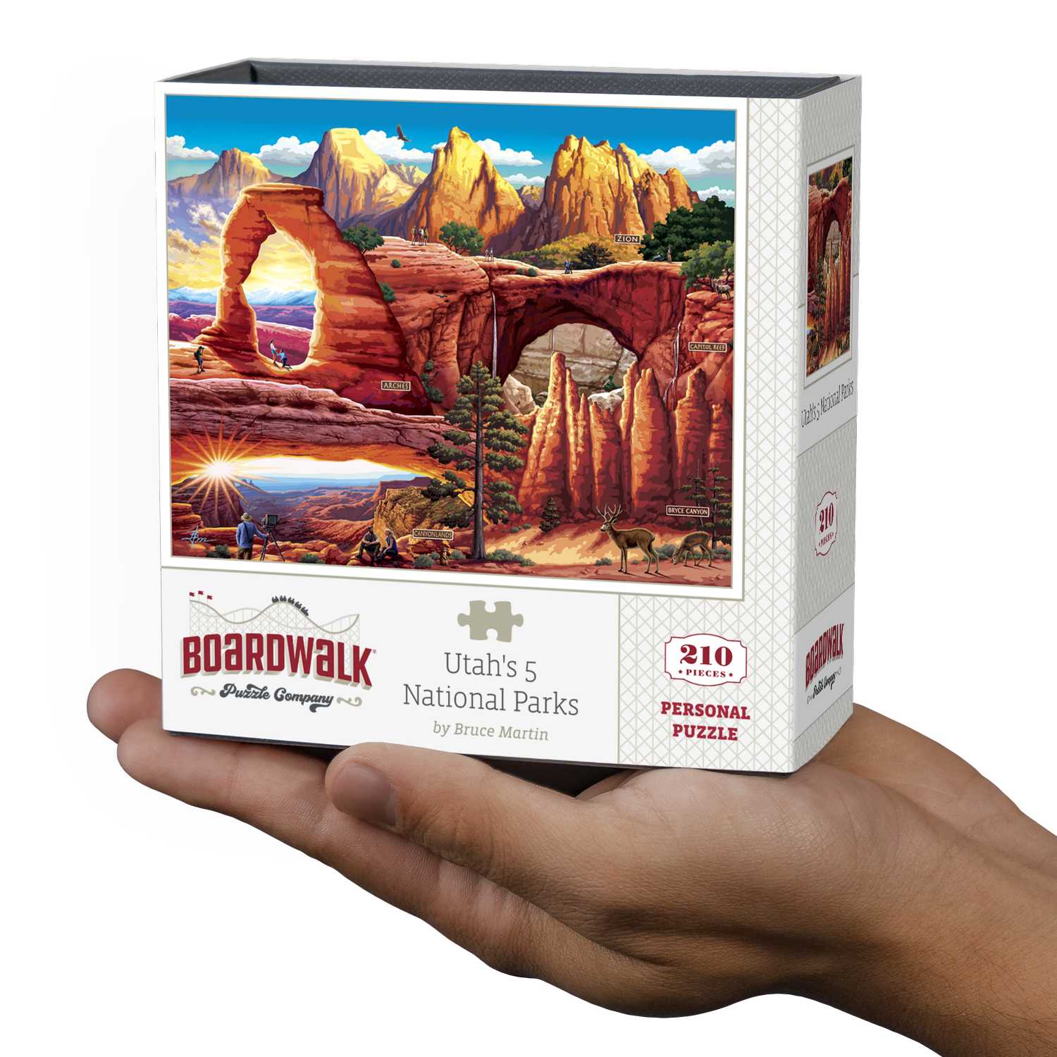 Utah's 5 National Parks | 210 Piece Personal Puzzle