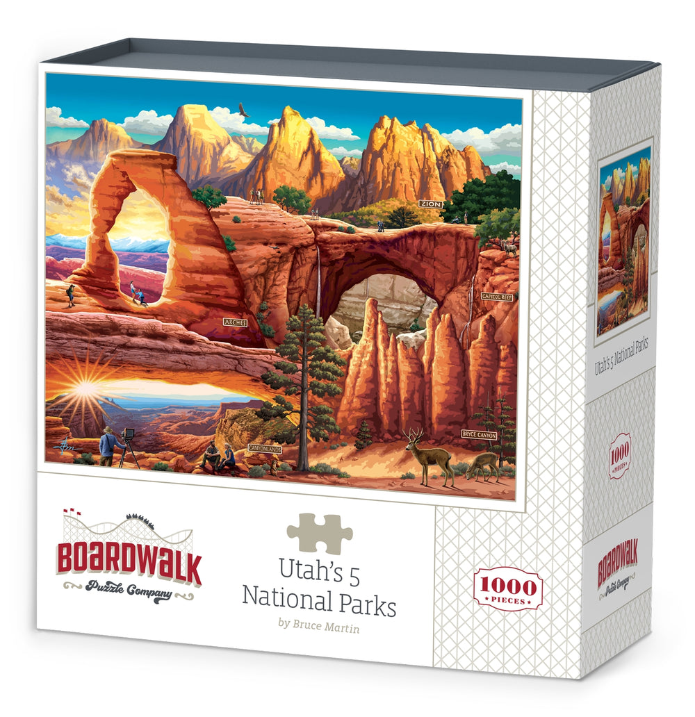 Utah's 5 National Parks - 1000 Piece