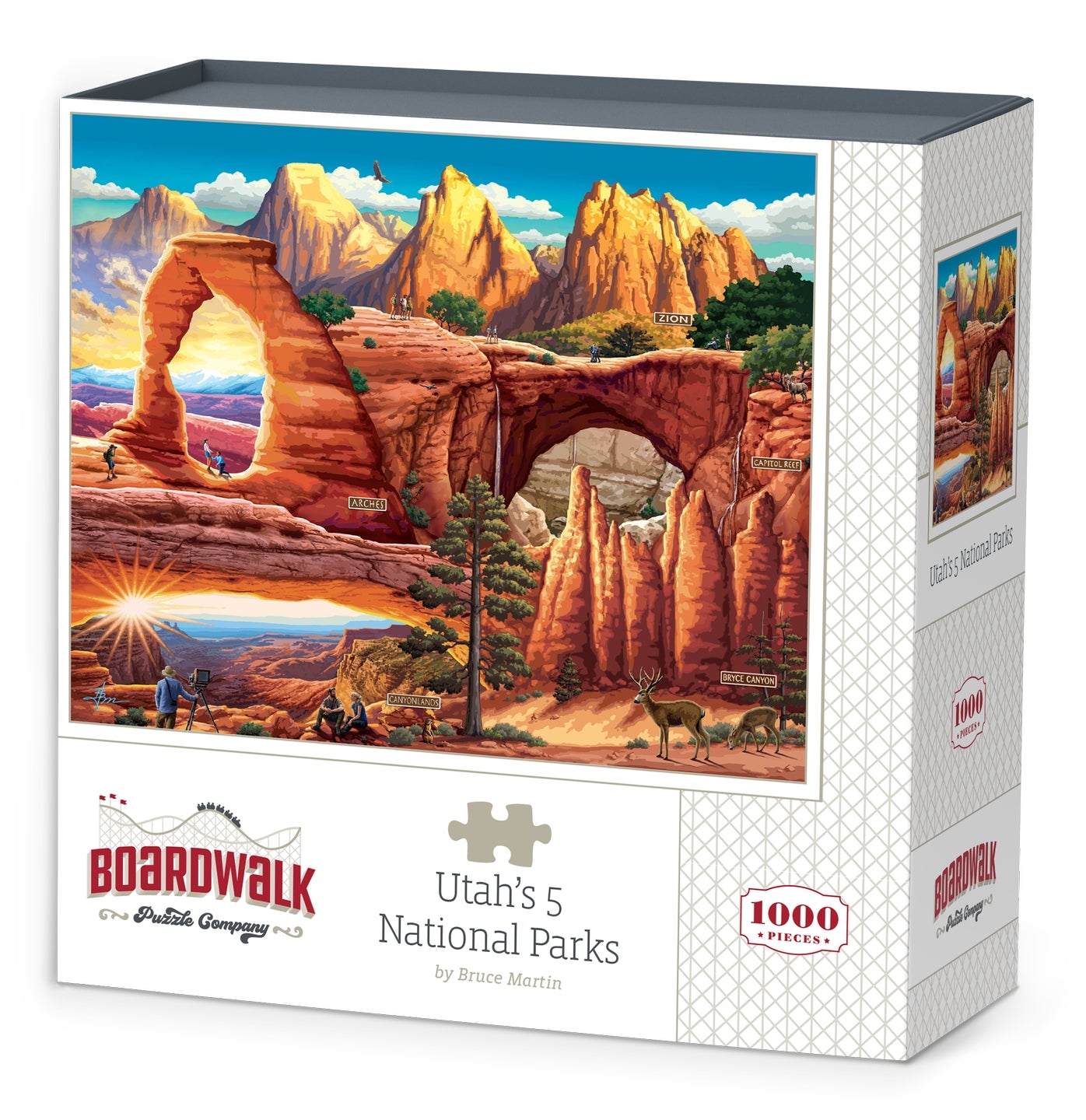 Utah's 5 National Parks | 1000 Piece