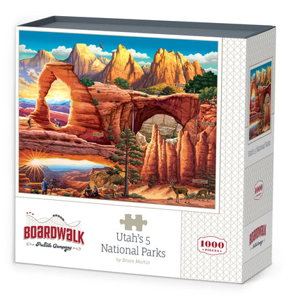 Utah's 5 National Parks | 1000 Piece