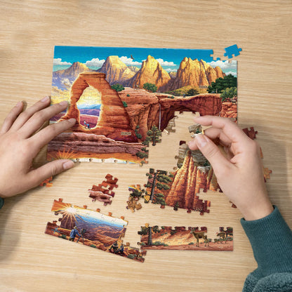 Utah's 5 National Parks | 210 Piece Personal Puzzle