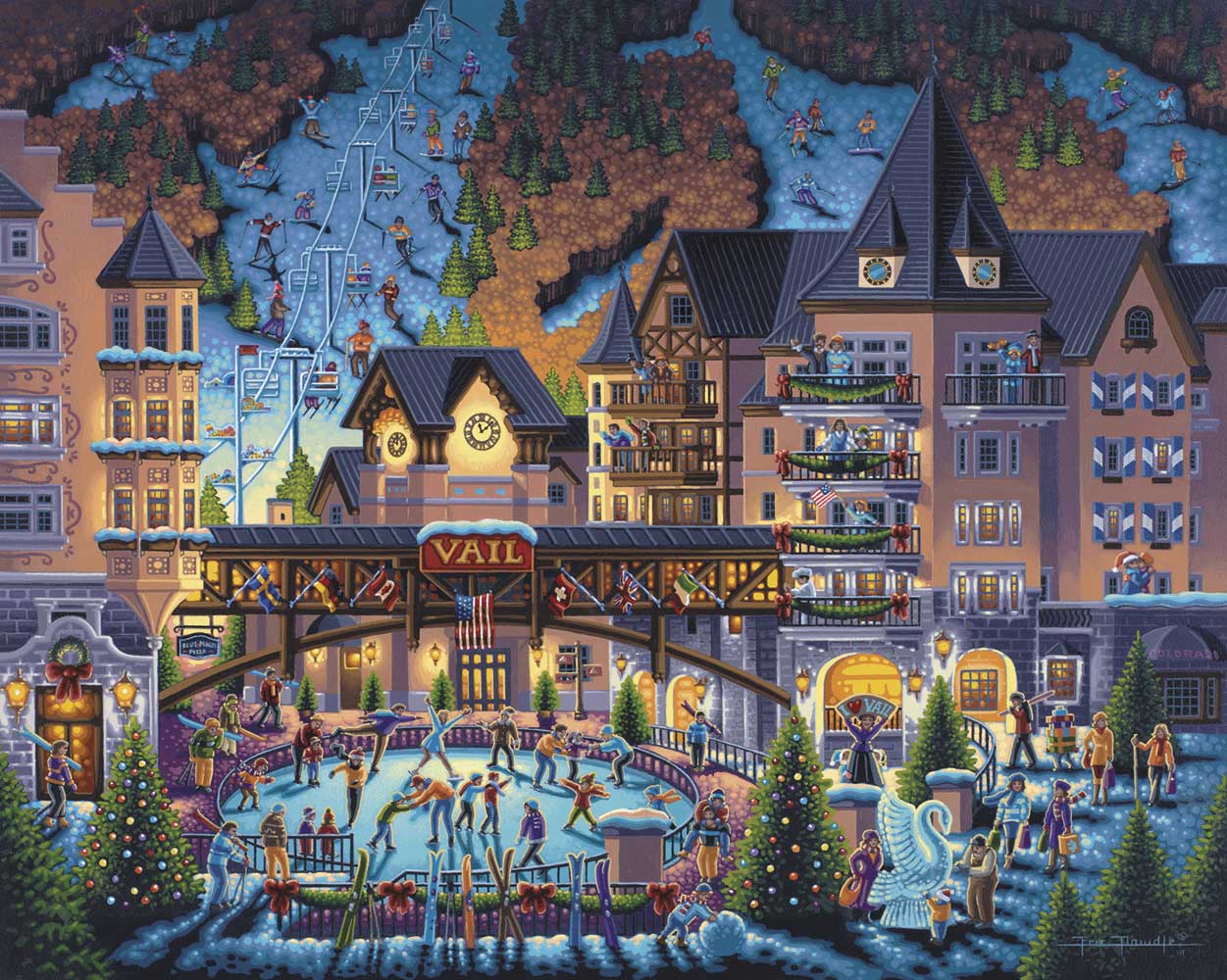 Vail Village | 500 Piece Dowdle Jigsaw Puzzle