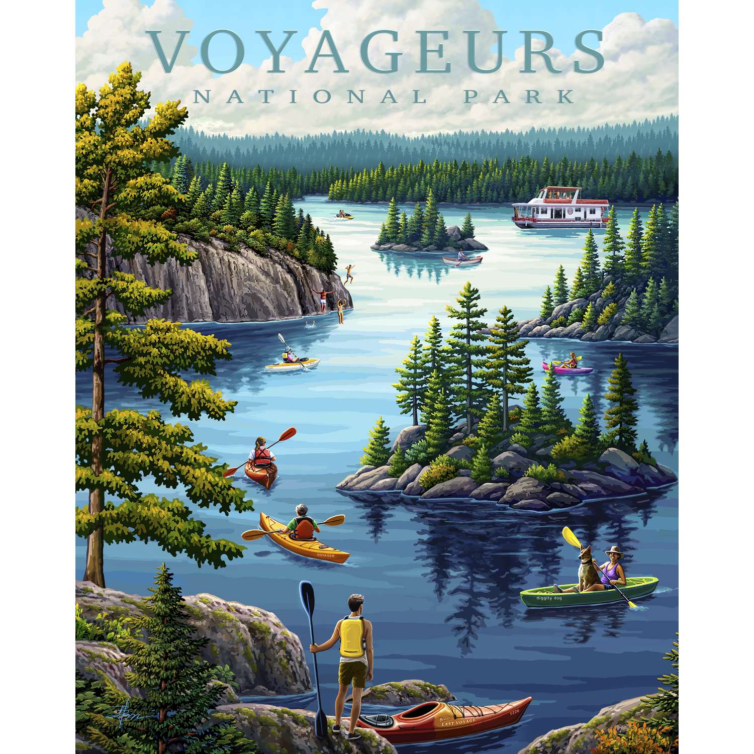 Voyageurs National Park | 500 Piece Boardwalk Jigsaw Puzzle