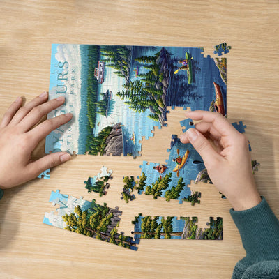 Voyageurs | 210 Piece Personal Puzzle