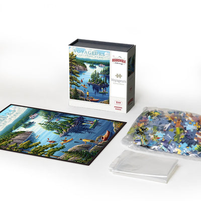 Voyageurs | 210 Piece Personal Puzzle