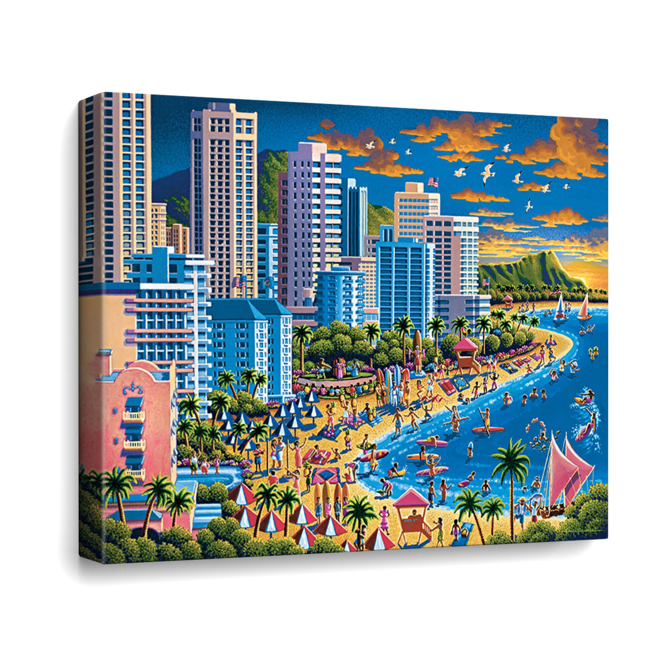 Waikiki Canvas Gallery Wrap