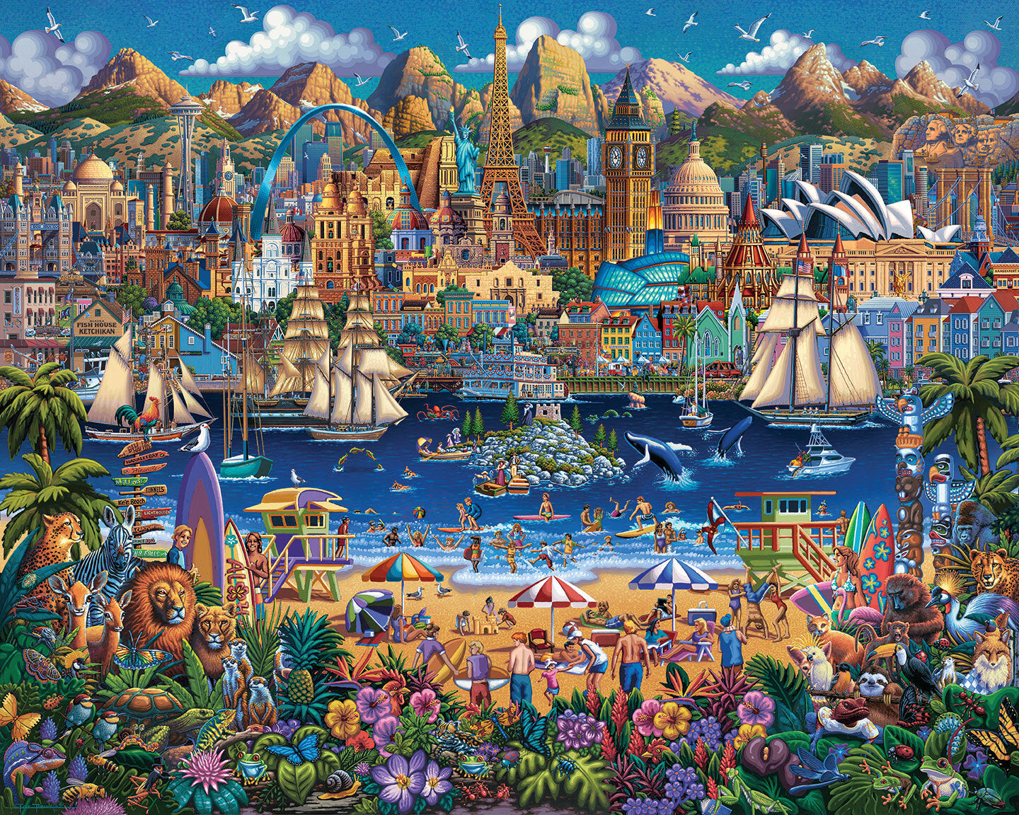 World Pieces Fine Art Prints | Dowdle Folk Art