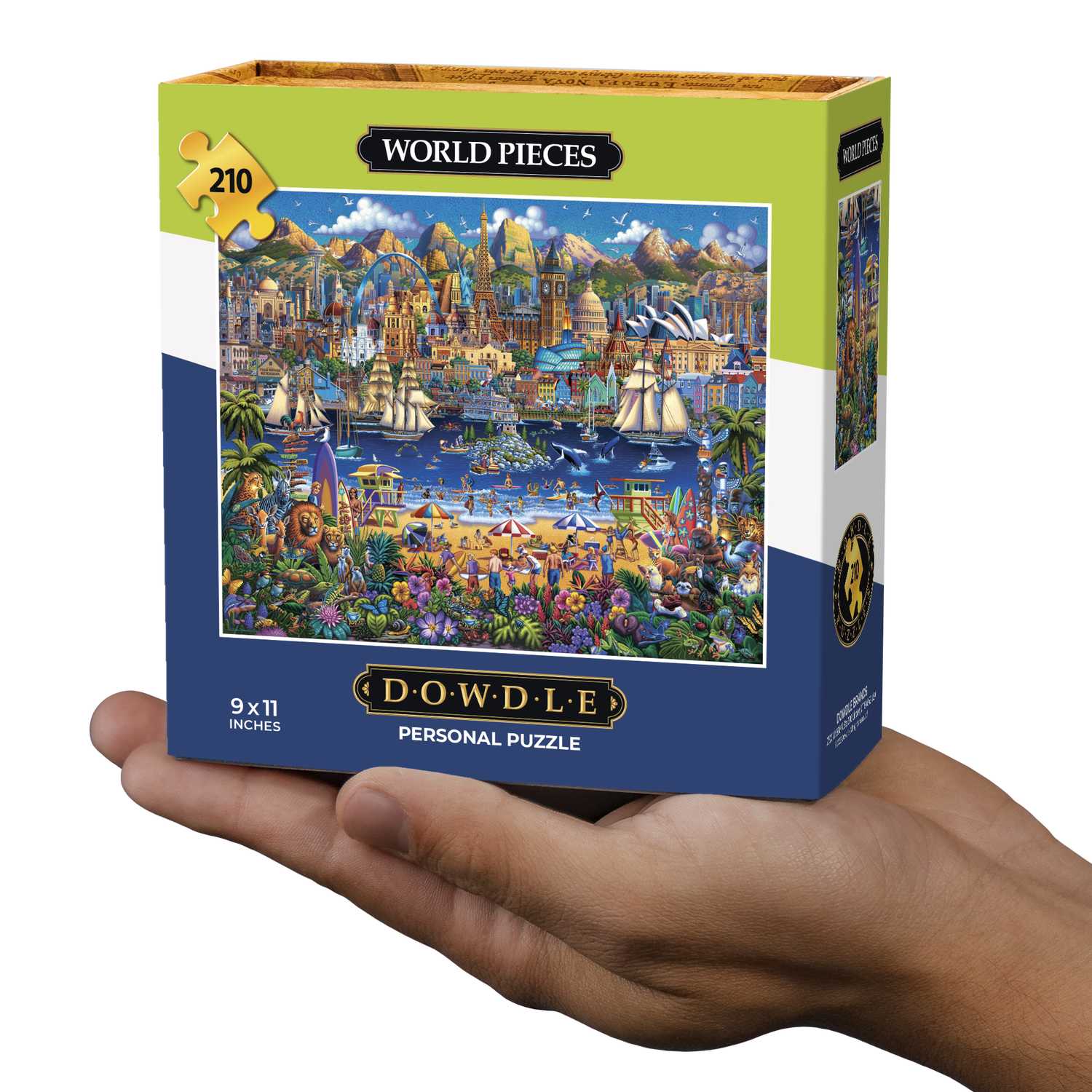 World Pieces | 210 Piece Personal Puzzle