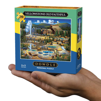 Yellowstone Old Faithful | 210 Piece Personal Puzzle
