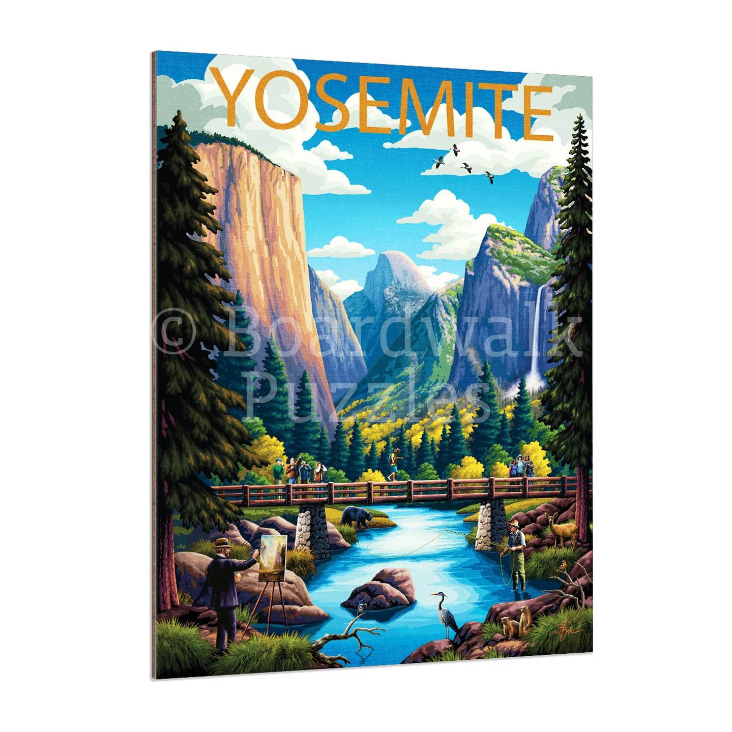 Yosemite - Boardwalk Fine Art