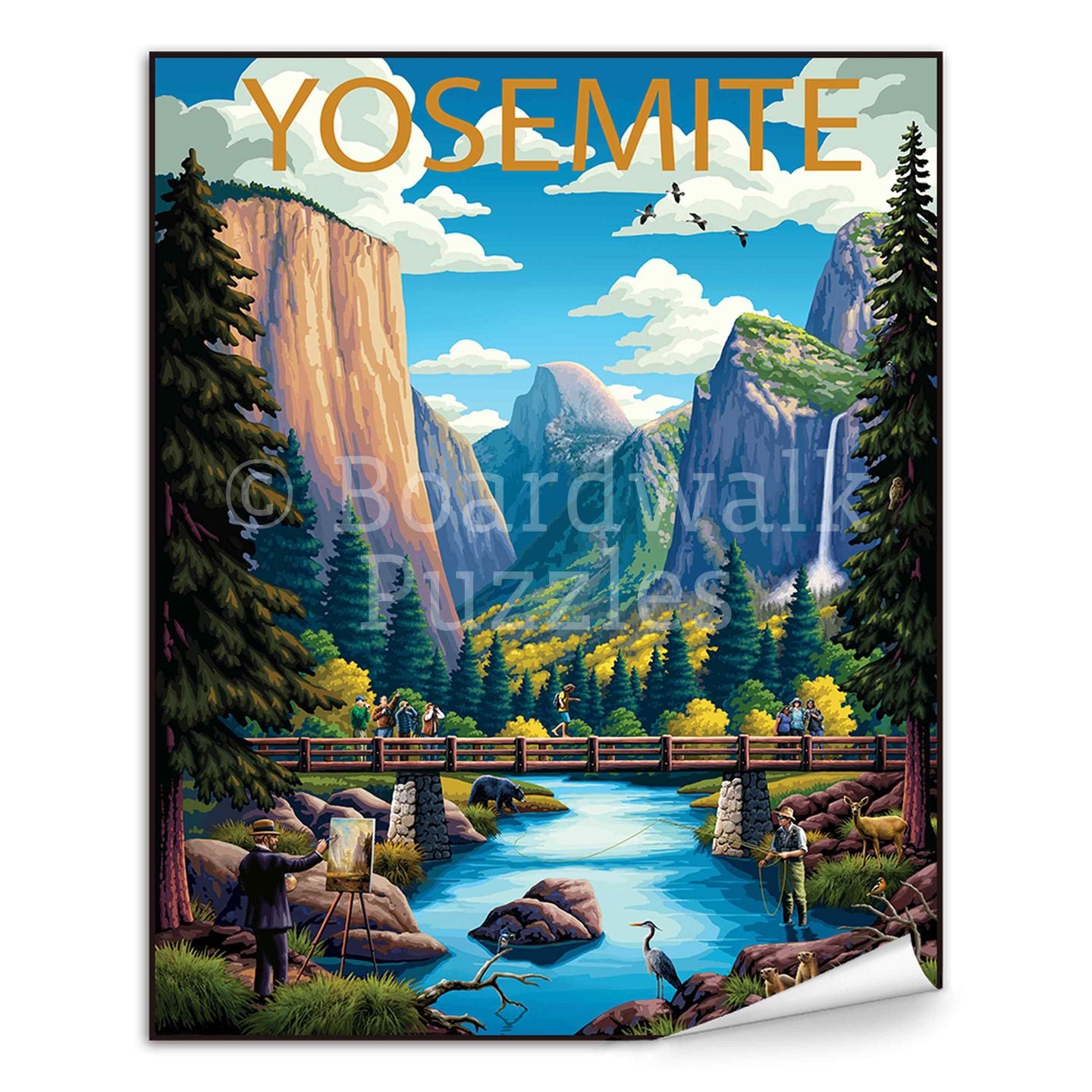 Yosemite - Boardwalk Fine Art
