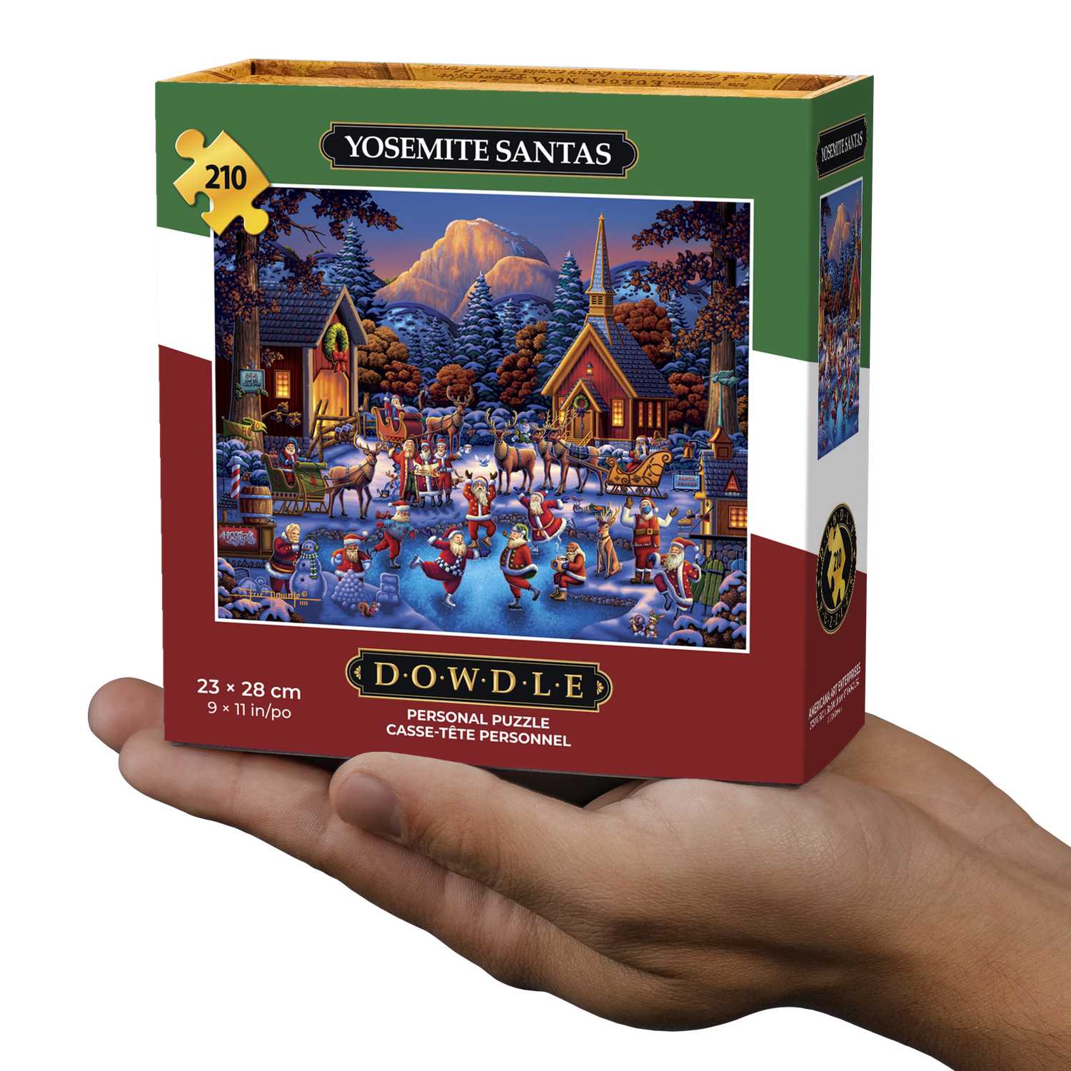 Yosemite Santas | 210 Piece Personal Puzzle