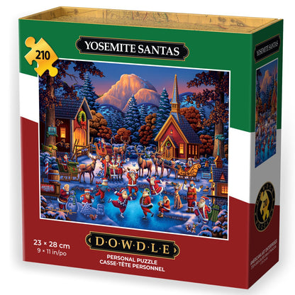 Yosemite Santas | 210 Piece Personal Puzzle