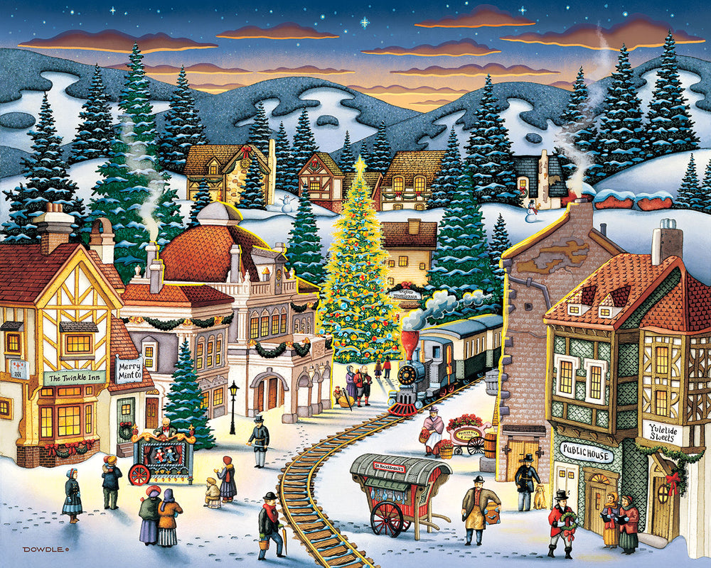 Yuletide Village | 500 Piece Dowdle Jigsaw Puzzle