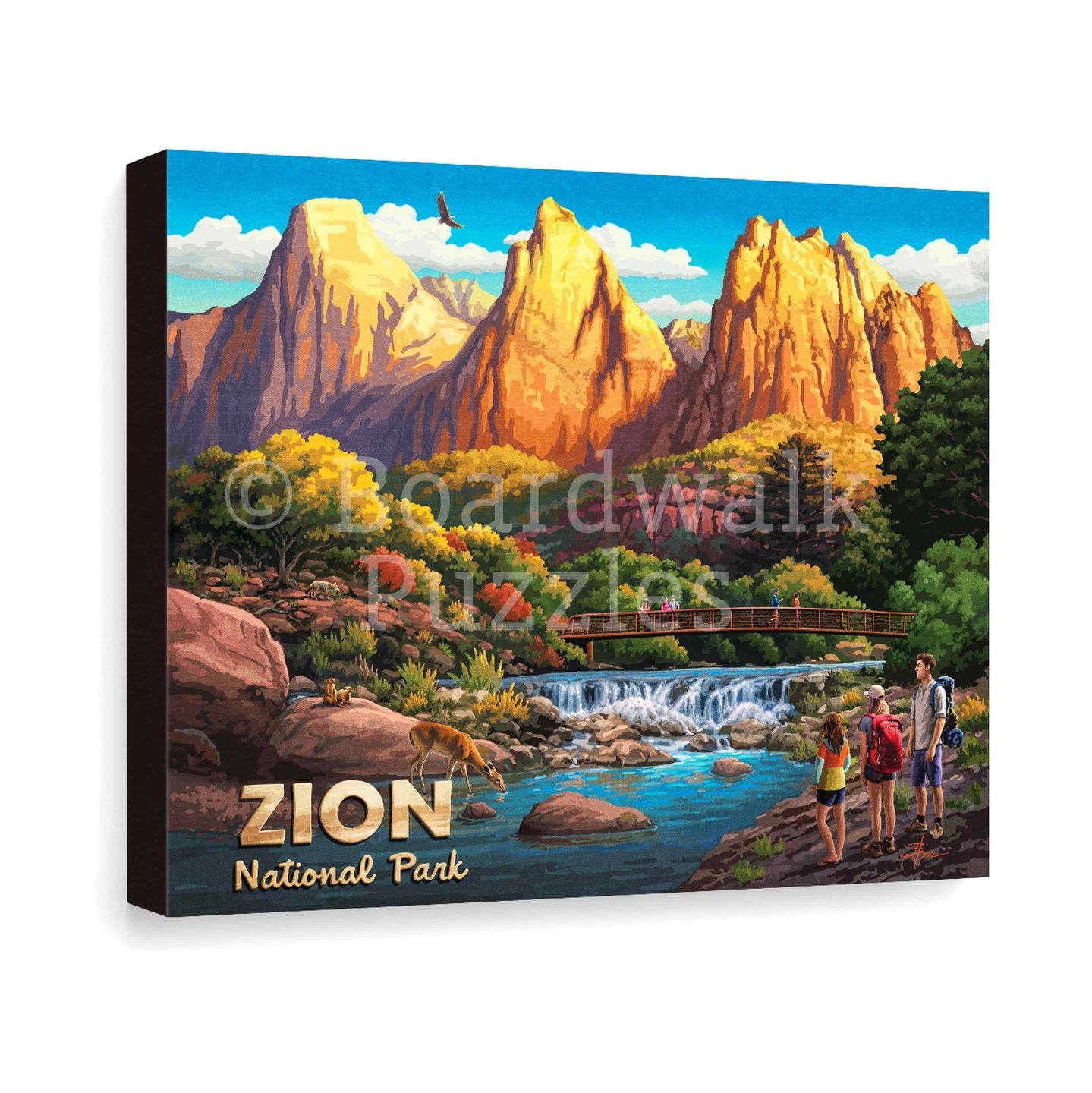 Zion National Park - Boardwalk Fine Art